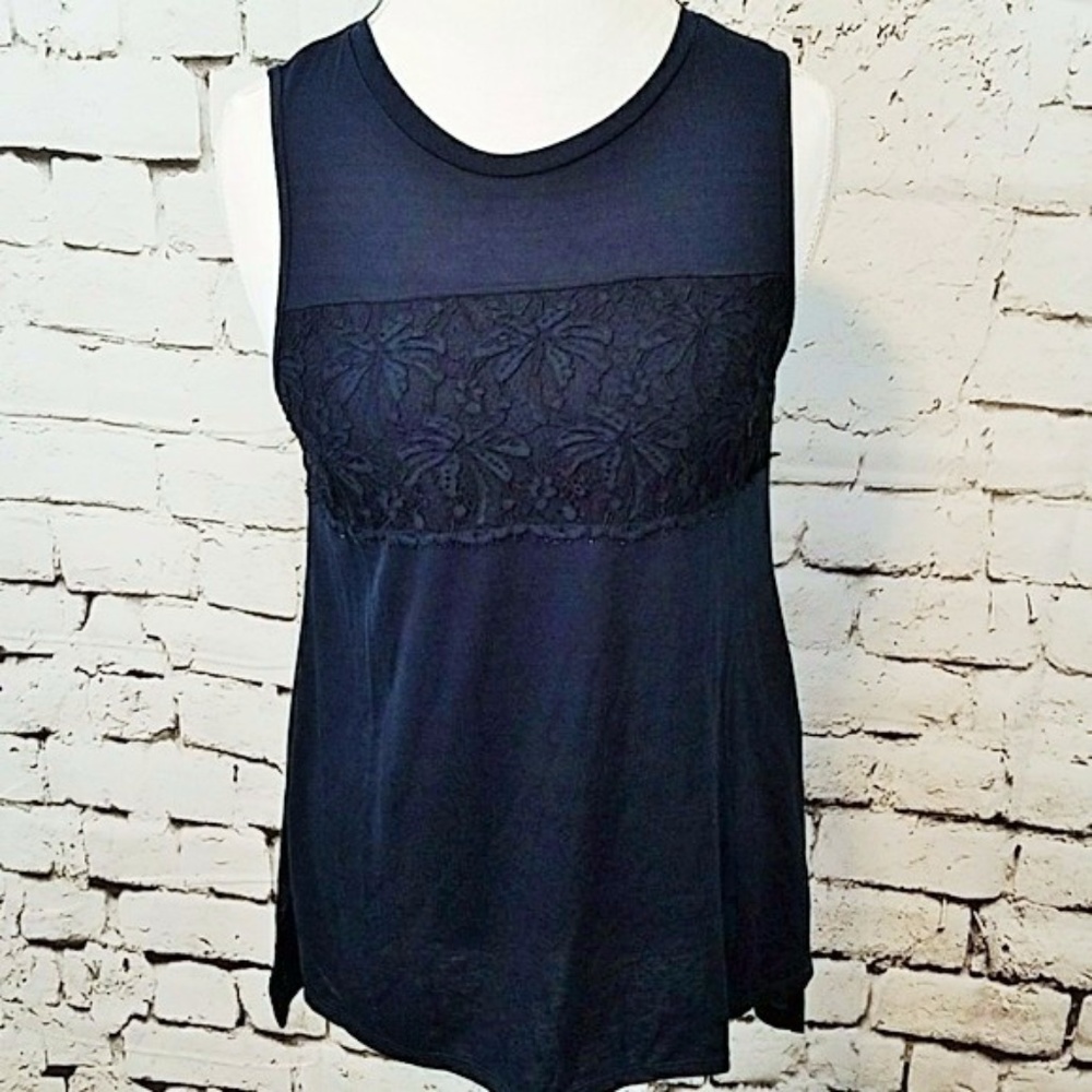 Joe Fresh navy blue tank sz M